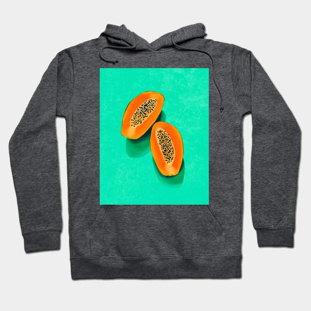 Papaya Hoodie by omarbardisy